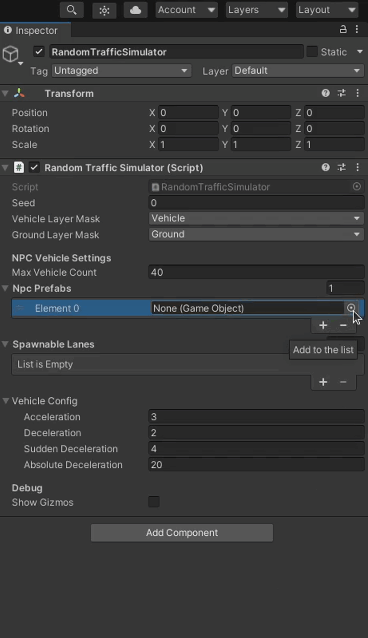 Select Assets tab gif