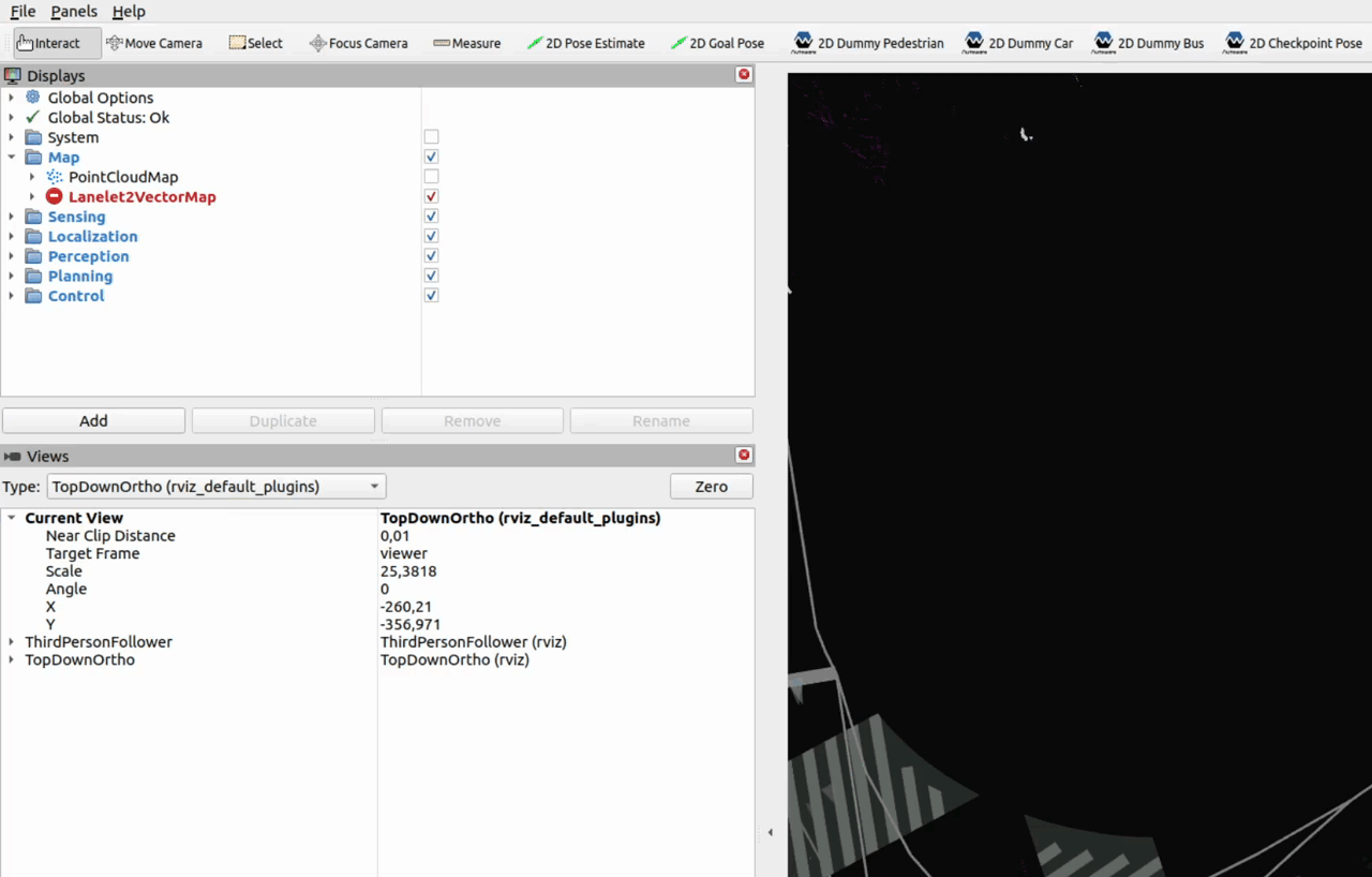 pose estimate button